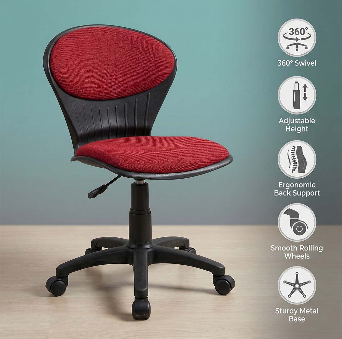 SAAB S-15-HC Peacock Shell Revolving Chair