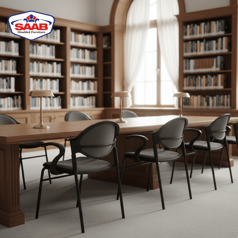 SAAB S-02-AC Comforto Arms Chair with Cushion