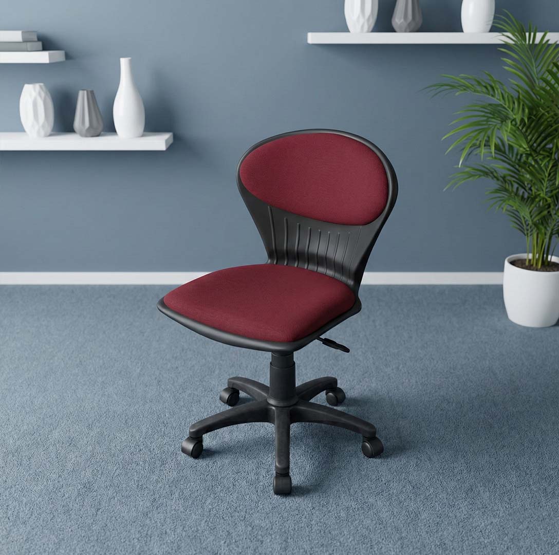 SAAB S-15-HC Peacock Shell Revolving Chair