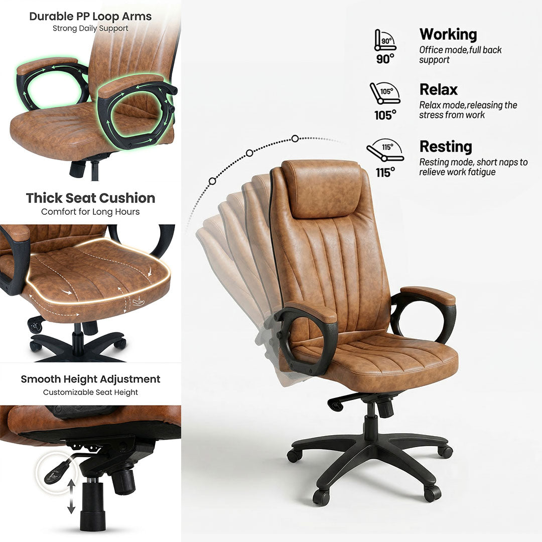 Aston High Back Revolving Chair S-546-L