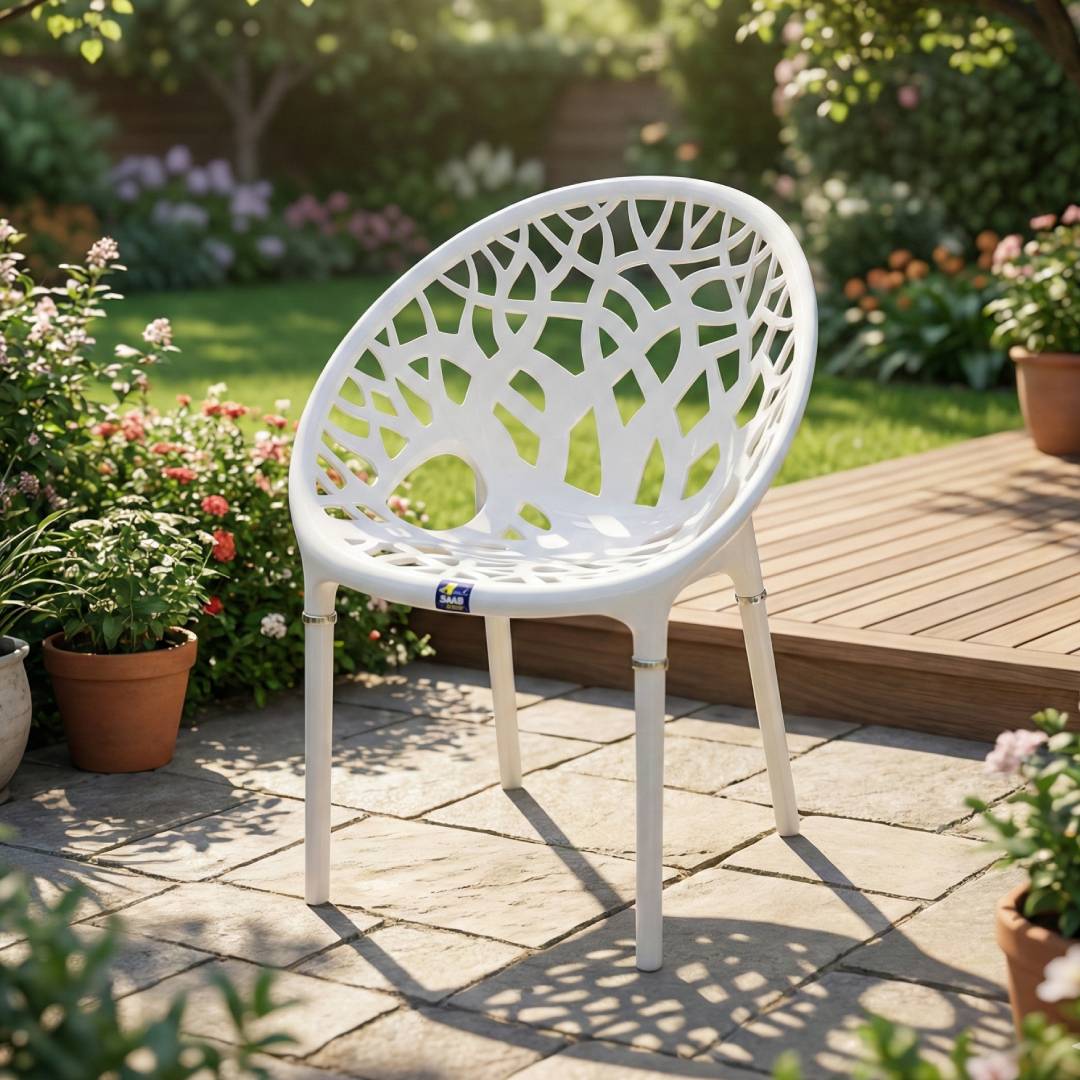 Stylish Tree Chair SP-313-PL (Pure White)