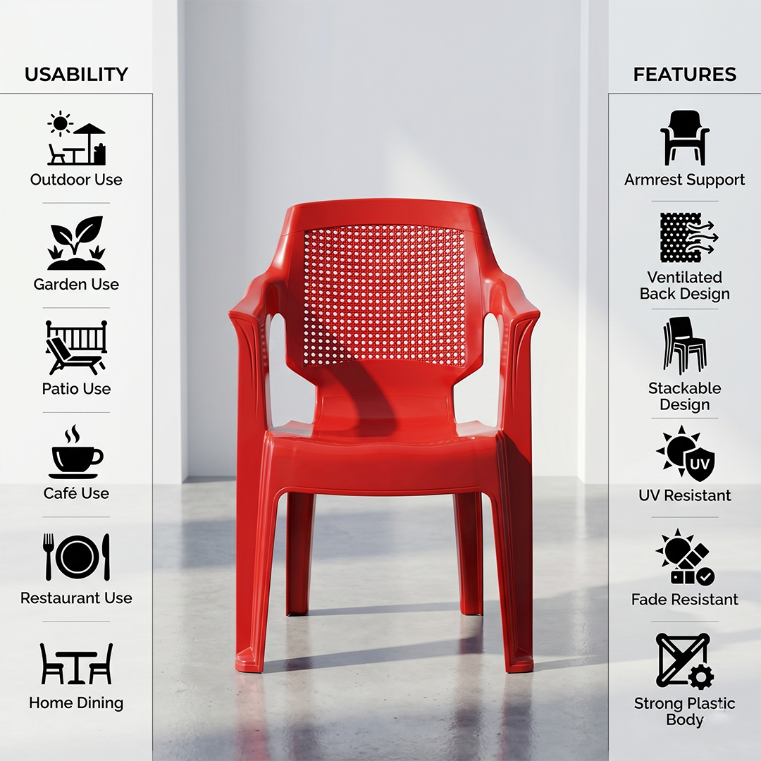 SAAB High Back Jali Chair SP-835