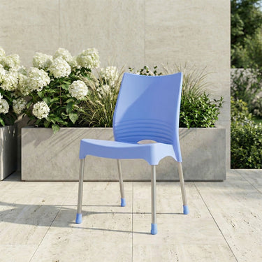 Steel Plastic Without Arms Chairs