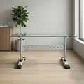 SAAB S-218 Rectangular Glass Table Large