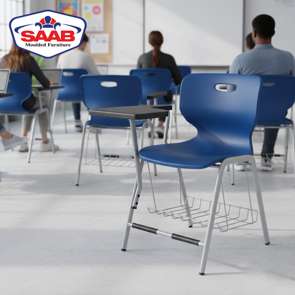 Yellow Label Shell Study Chair With Basket S-209-SB
