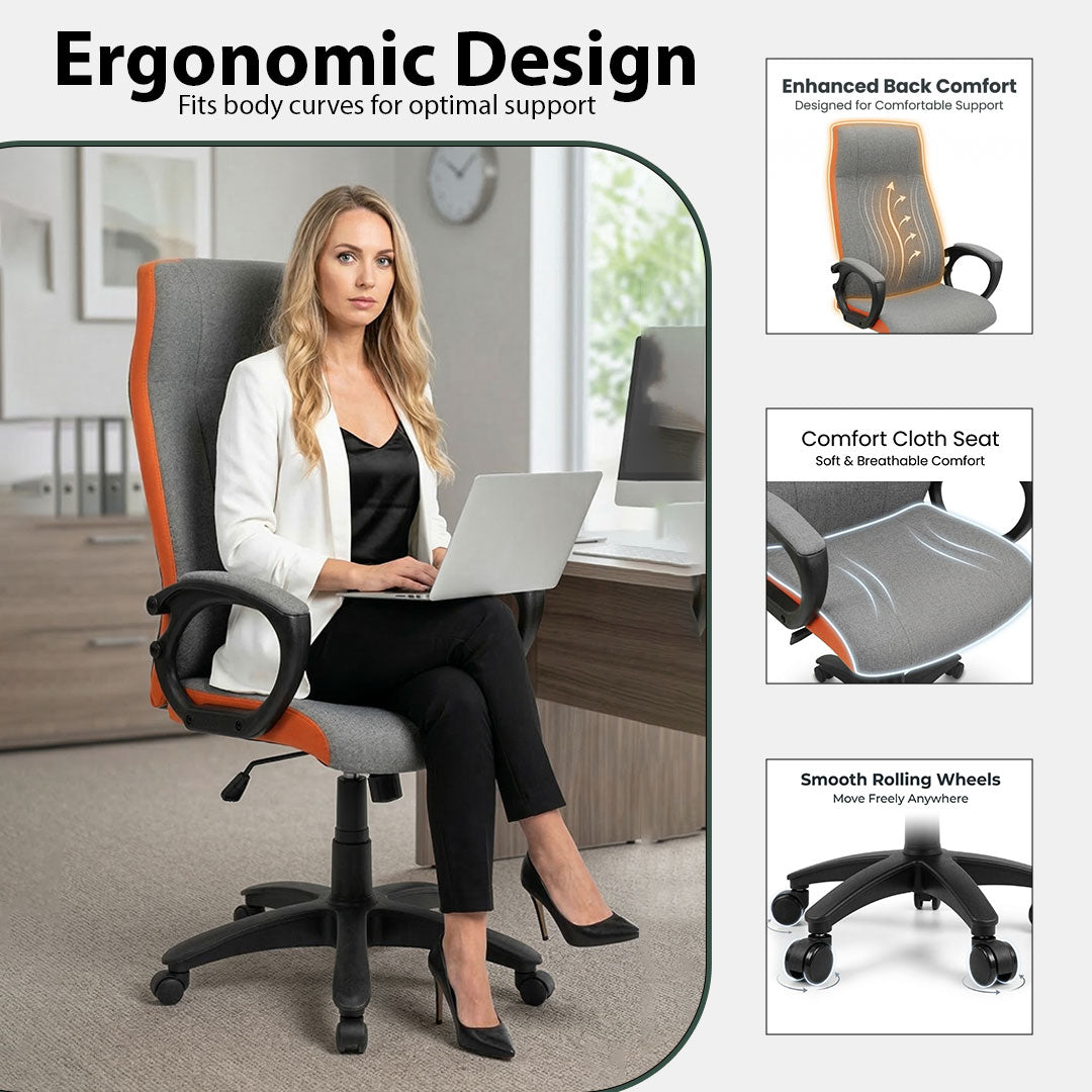 High Back Executive Revolving Chair SAAB S-541