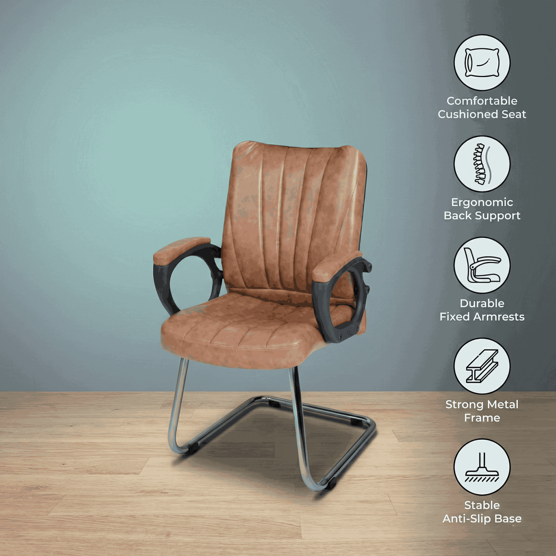 Aston Low Back Visitor Chair Model SAAB S-548-L-VO