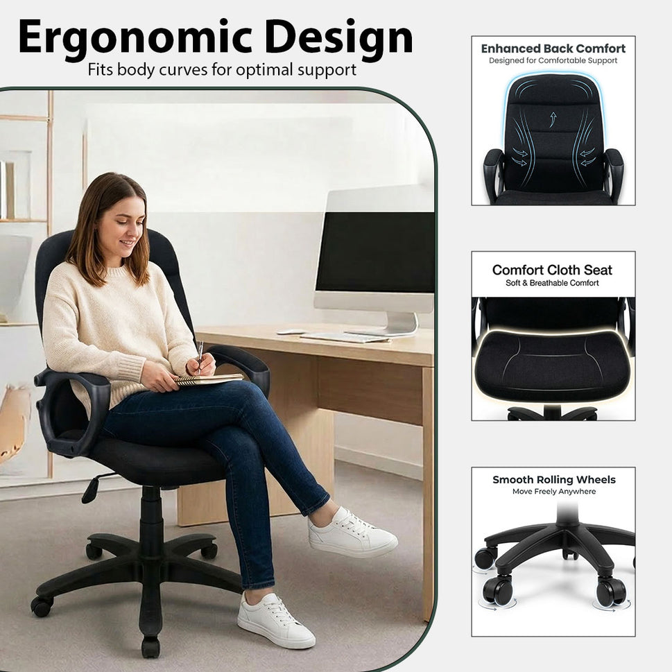 Orion Low Back Revolving Chair SAAB S-525