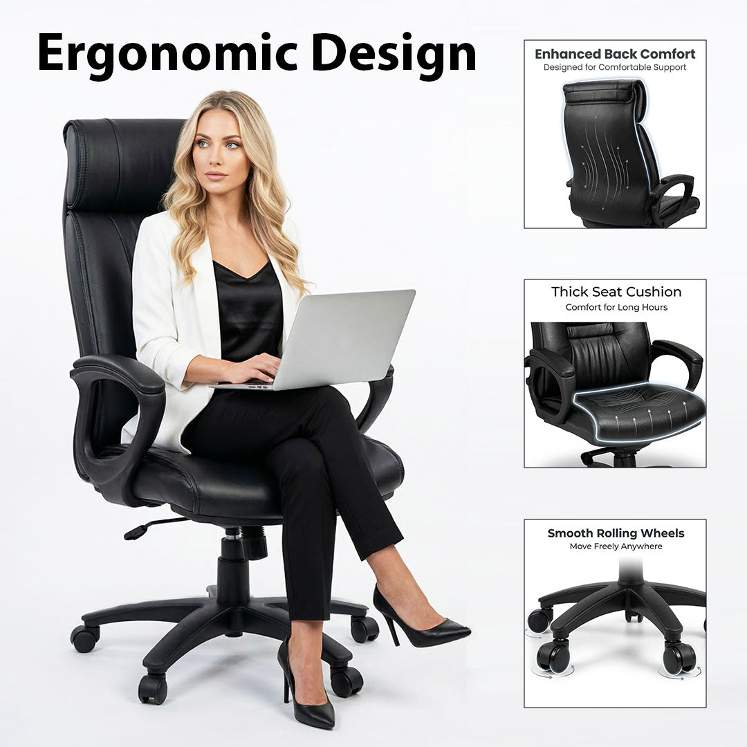 High Back Revolving Office Chair S-517