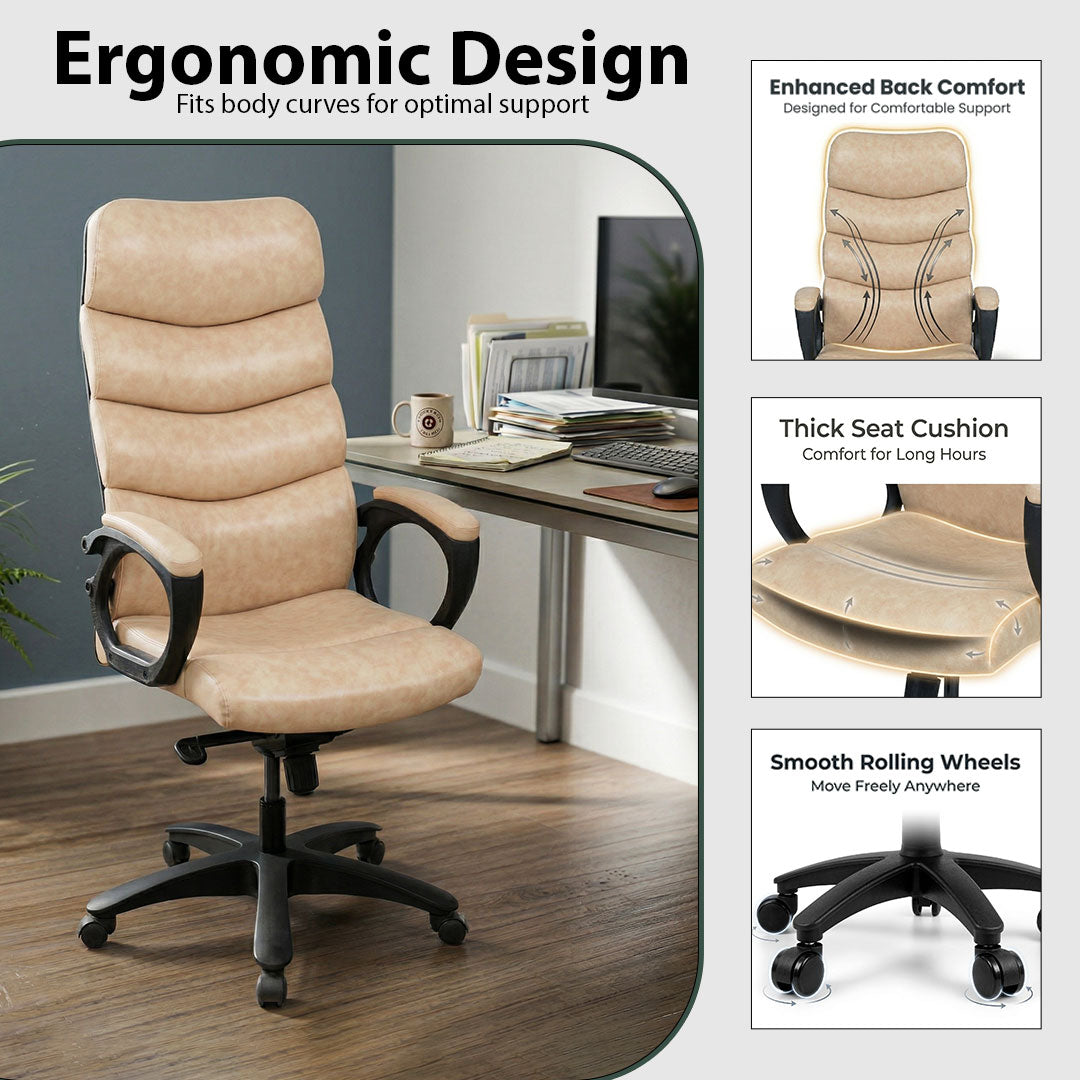 Ripple High Back Revolving Chair Model S-530-L From SAAB Pakistan