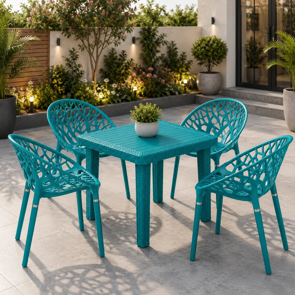 SP-313-PL Tree Chairs Set With Table