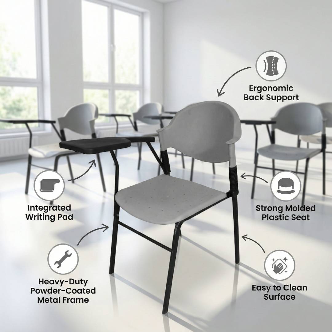 SAAB S-02-S Comforto Study Chair – Vertical Pipe