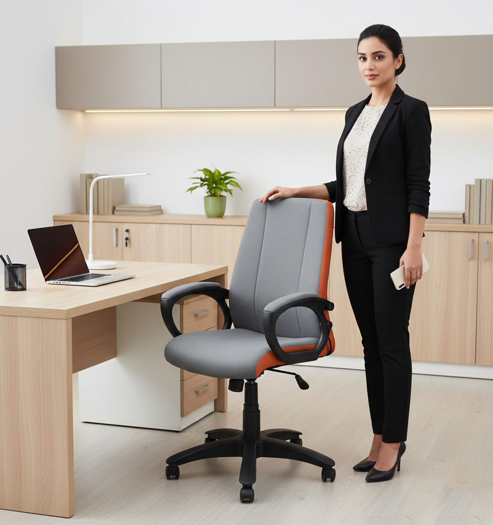SAAB S-542 Low Back Revolving Chair