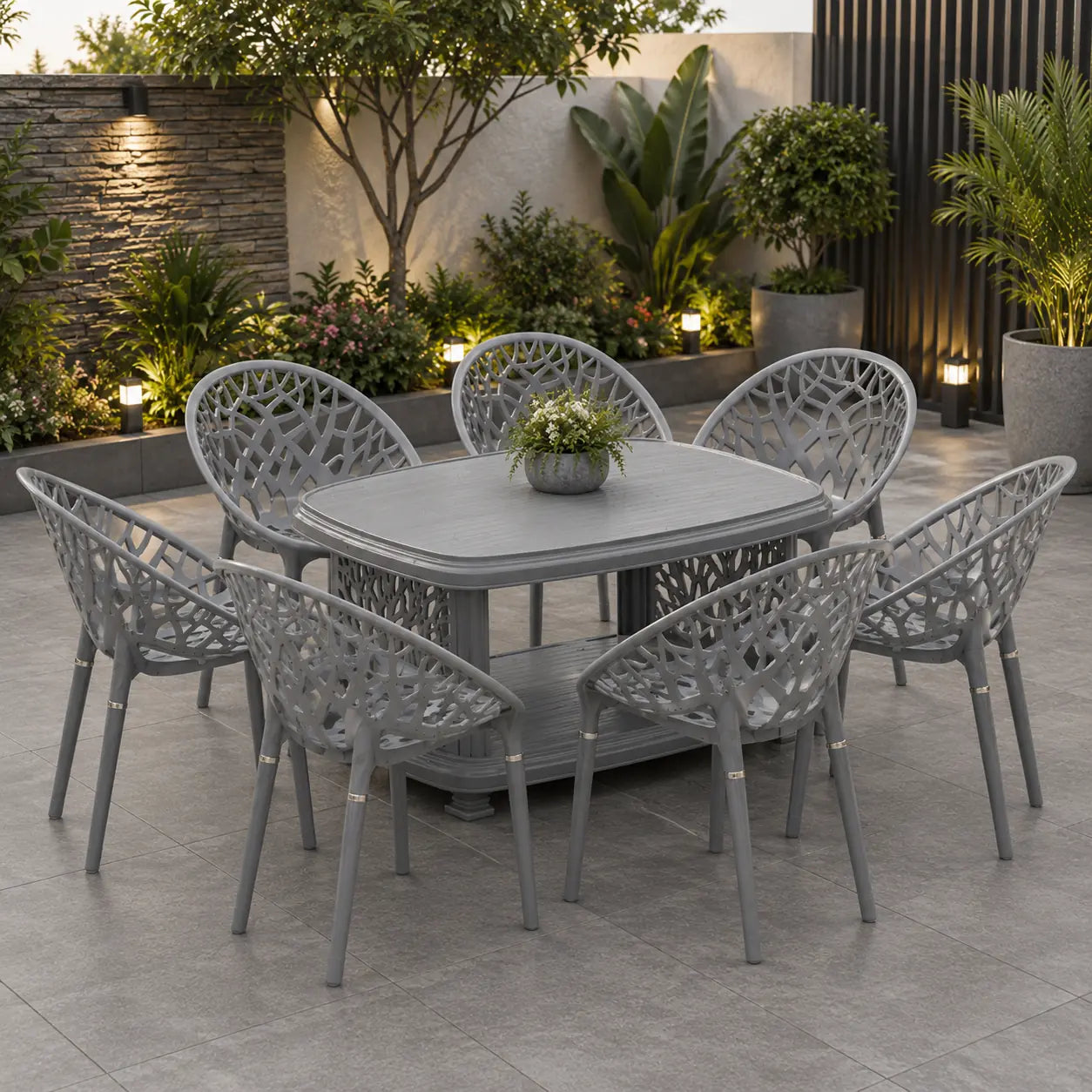 SP-313-PL Tree Chairs Set With Table