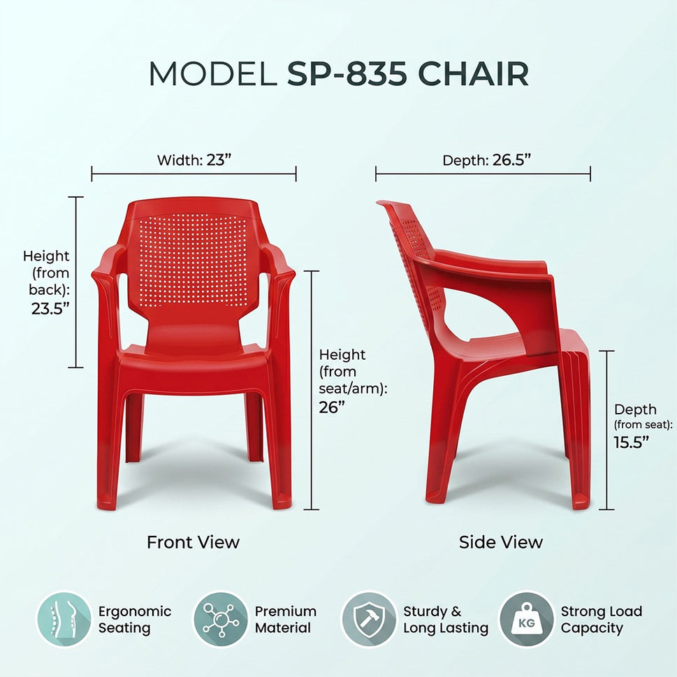 SAAB High Back Jali Chair SP-835