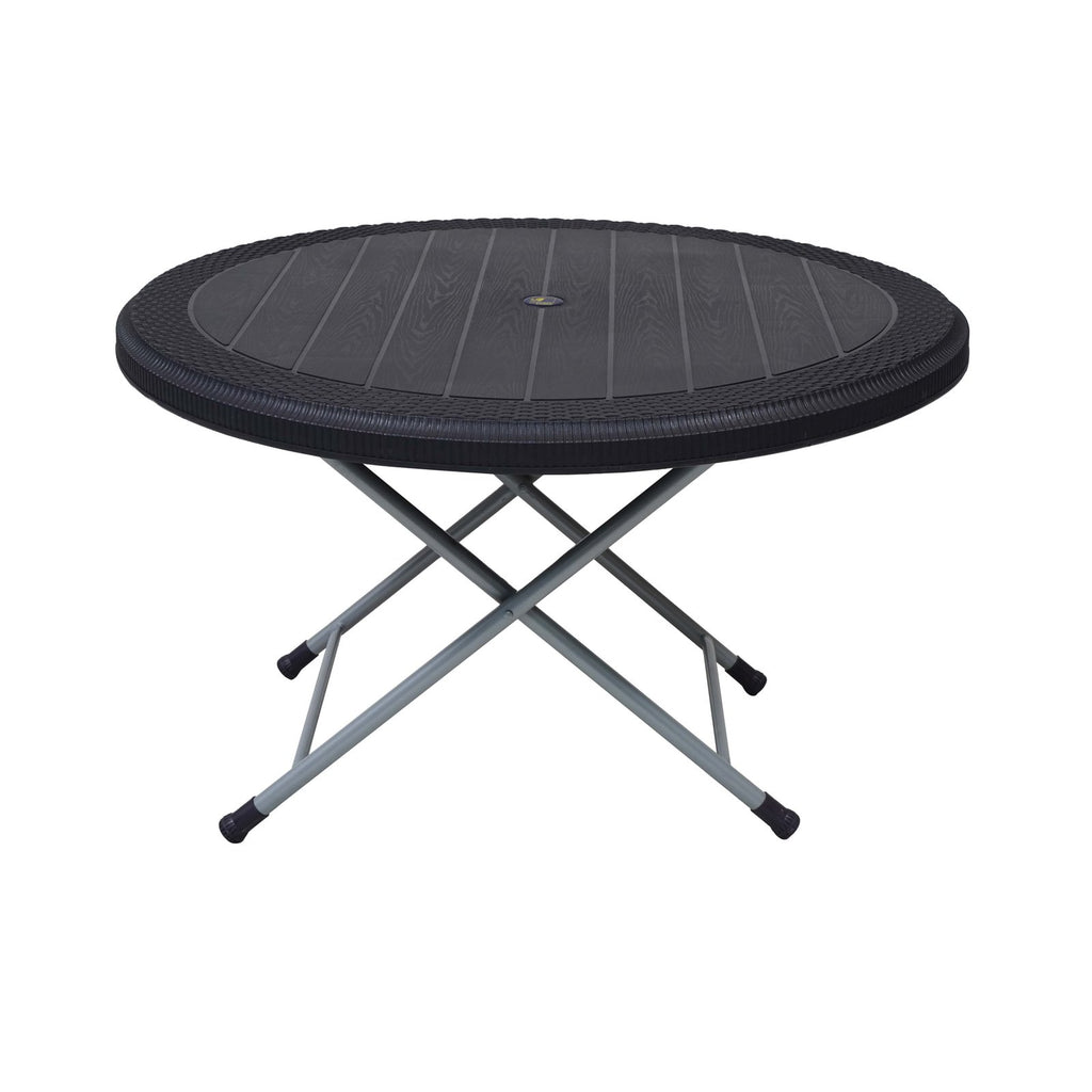 SAAB SP 215 RT STEEL PLASTIC RATTAN ROUND TABLE Saab Pakistan saab-sp-215-rt-steel-plastic-rattan-round-table-saab-pakistan