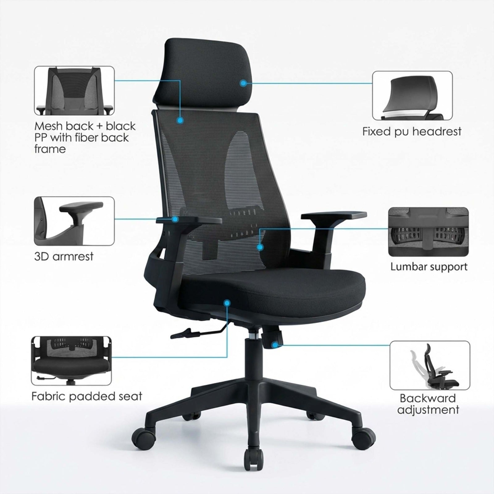 SAAB S-790 Prime Pro Executive Chair High Back