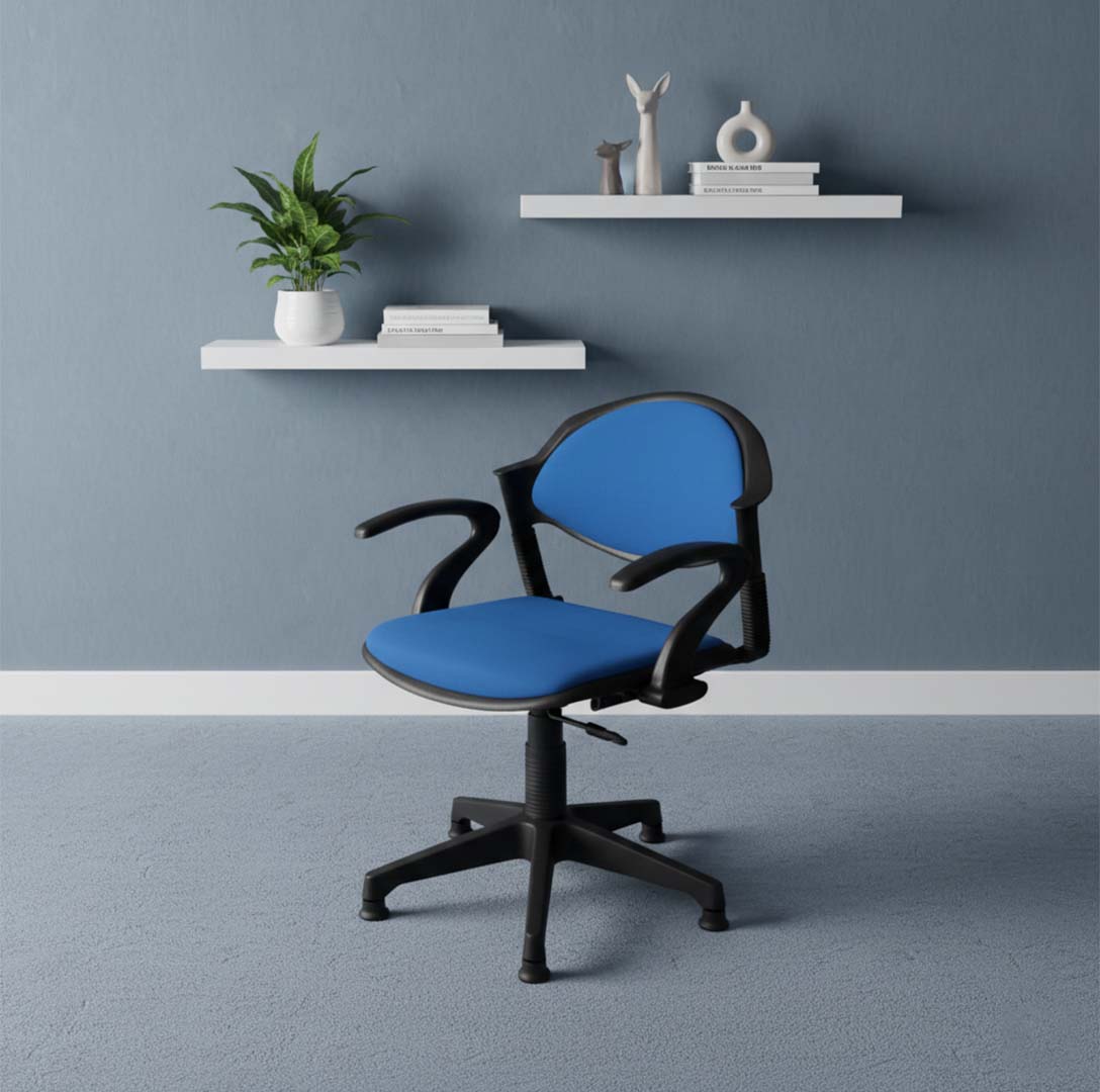 SAAB S-11-HSAC Comforto Revolving Chair with Arms, Cushion, and Hydraulic Jack