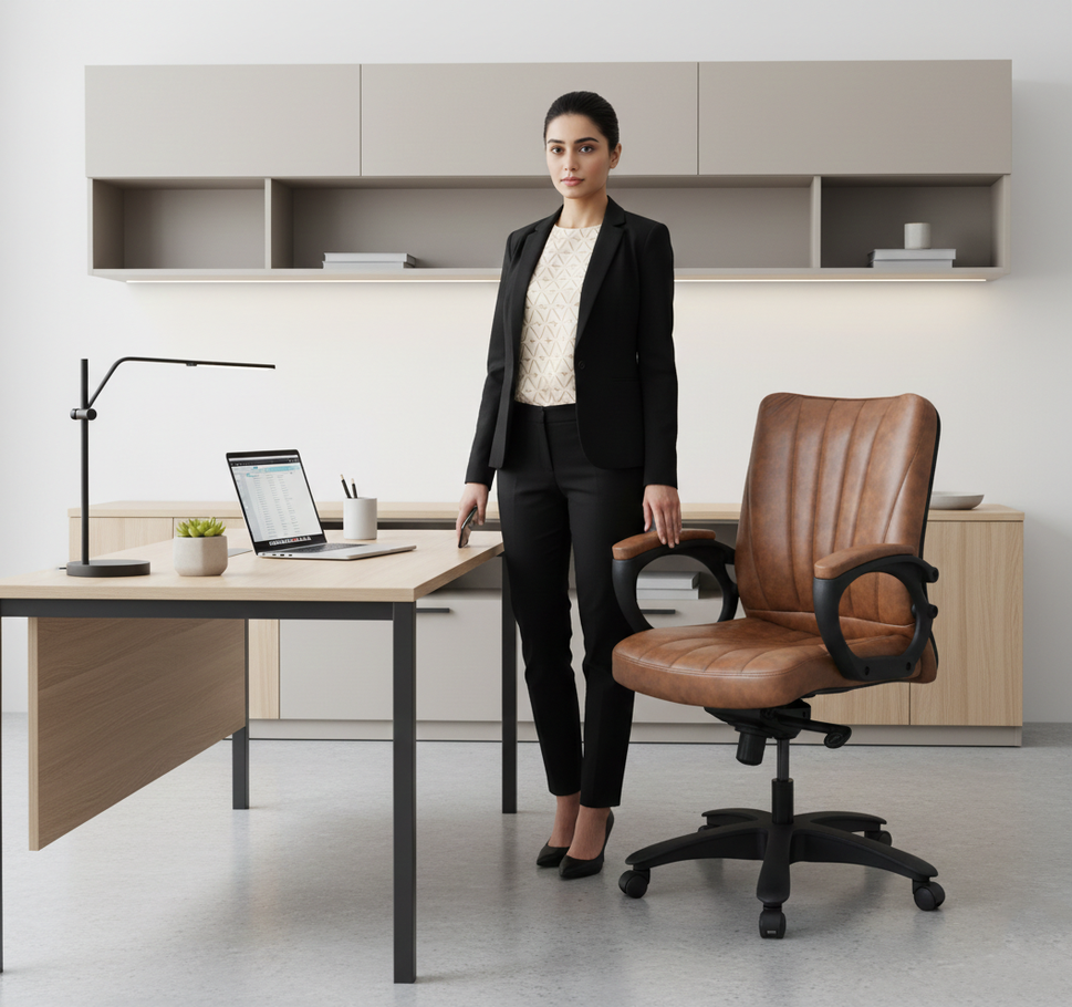 Aston Low Back Revolving Chair Model SAAB S-548-L