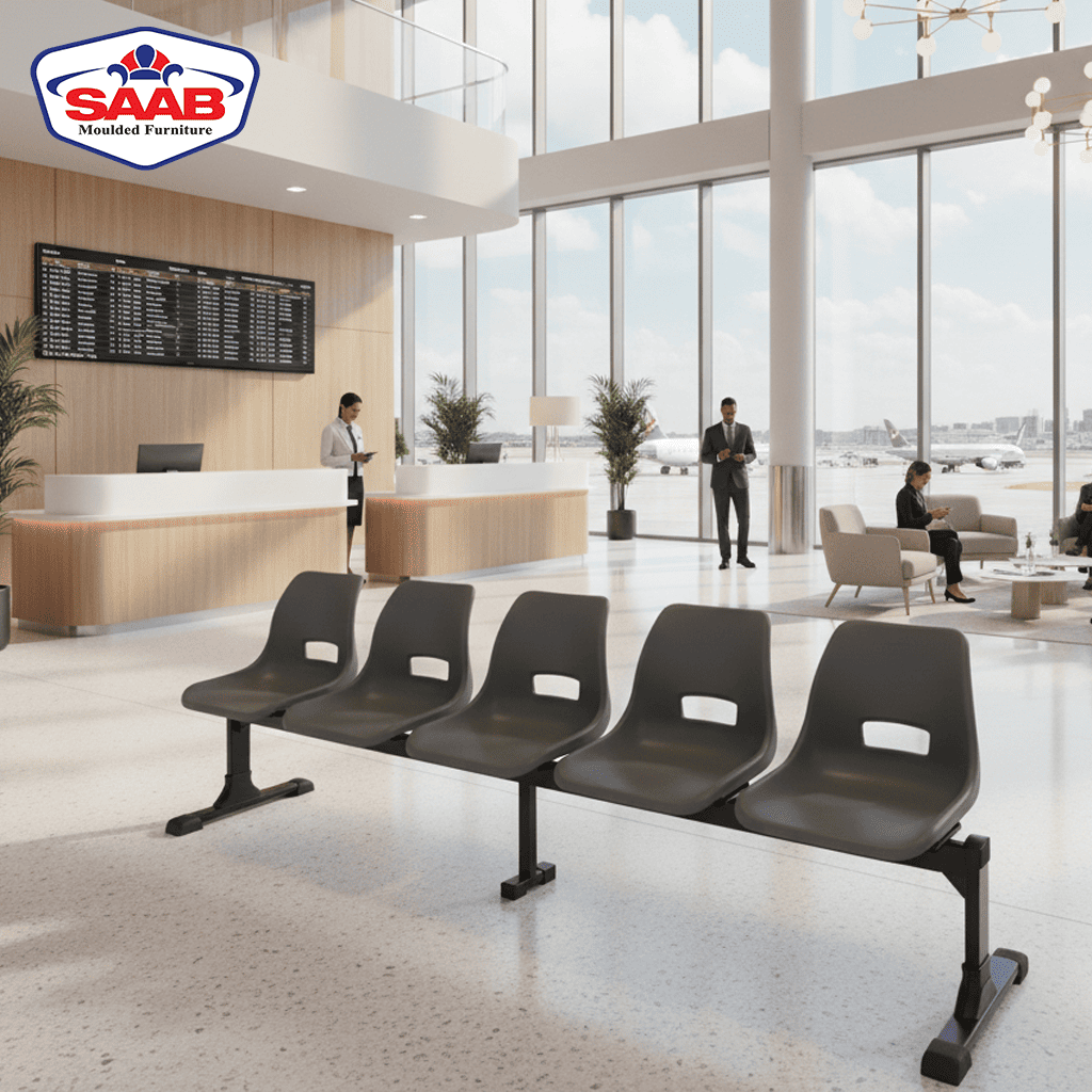 SAAB S-254-H Holo Big Shell Sofa 5-Seater Double Channel