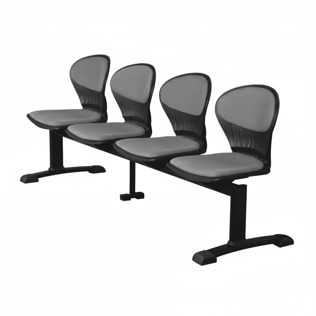 SAAB S-257-HC Peacock Visitor Sofa 4-Seater Double Channel with Cushion