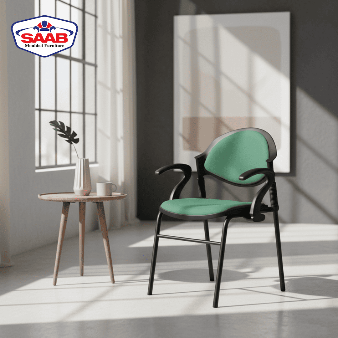 SAAB S-02-AC Comforto Arms Chair with Cushion