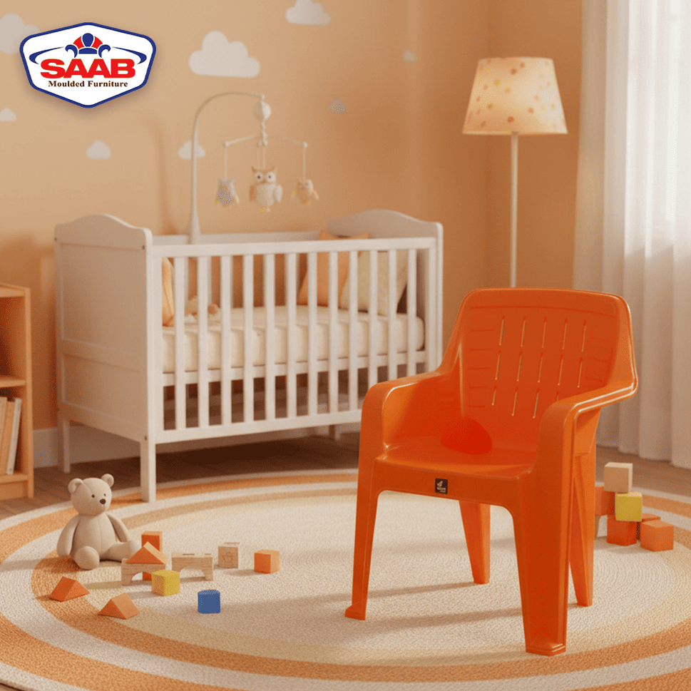 FULL PLASTIC CONICAL BABY CHAIR SAAB SP-094