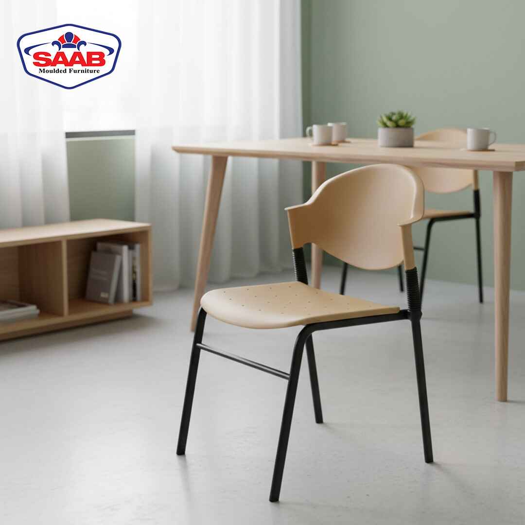SAAB S-02 Comforto Chair Vertical Pipe