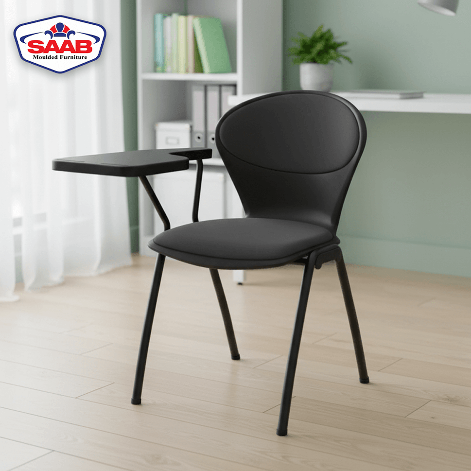 SAAB S-06-SC Peacock Shell Study Chair with Cushion