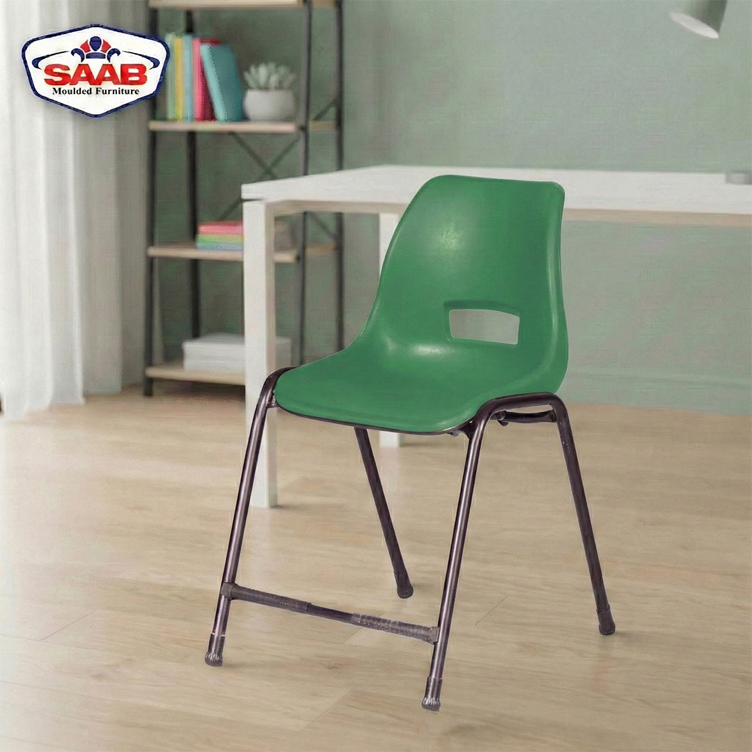 SAAB S-204 Steel Plastic Holo Study Big Shell Chair