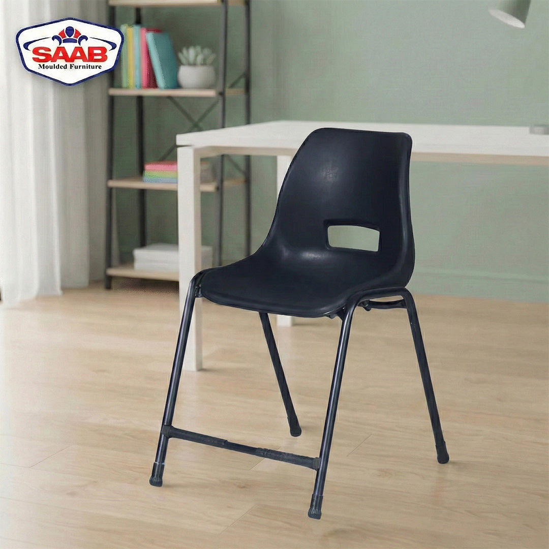 SAAB S-204 Steel Plastic Holo Study Big Shell Chair