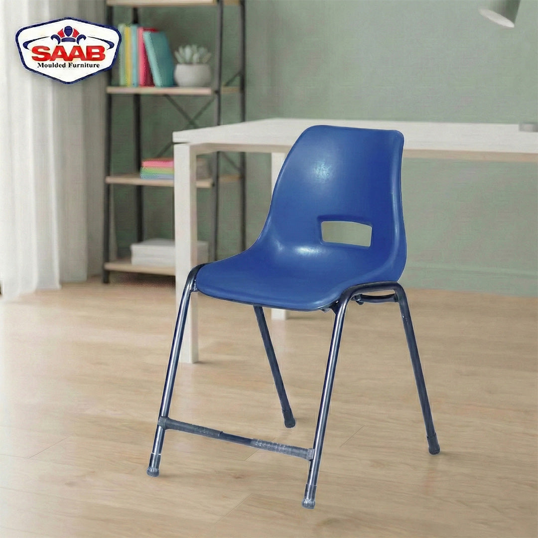 SAAB S-204 Steel Plastic Holo Study Big Shell Chair
