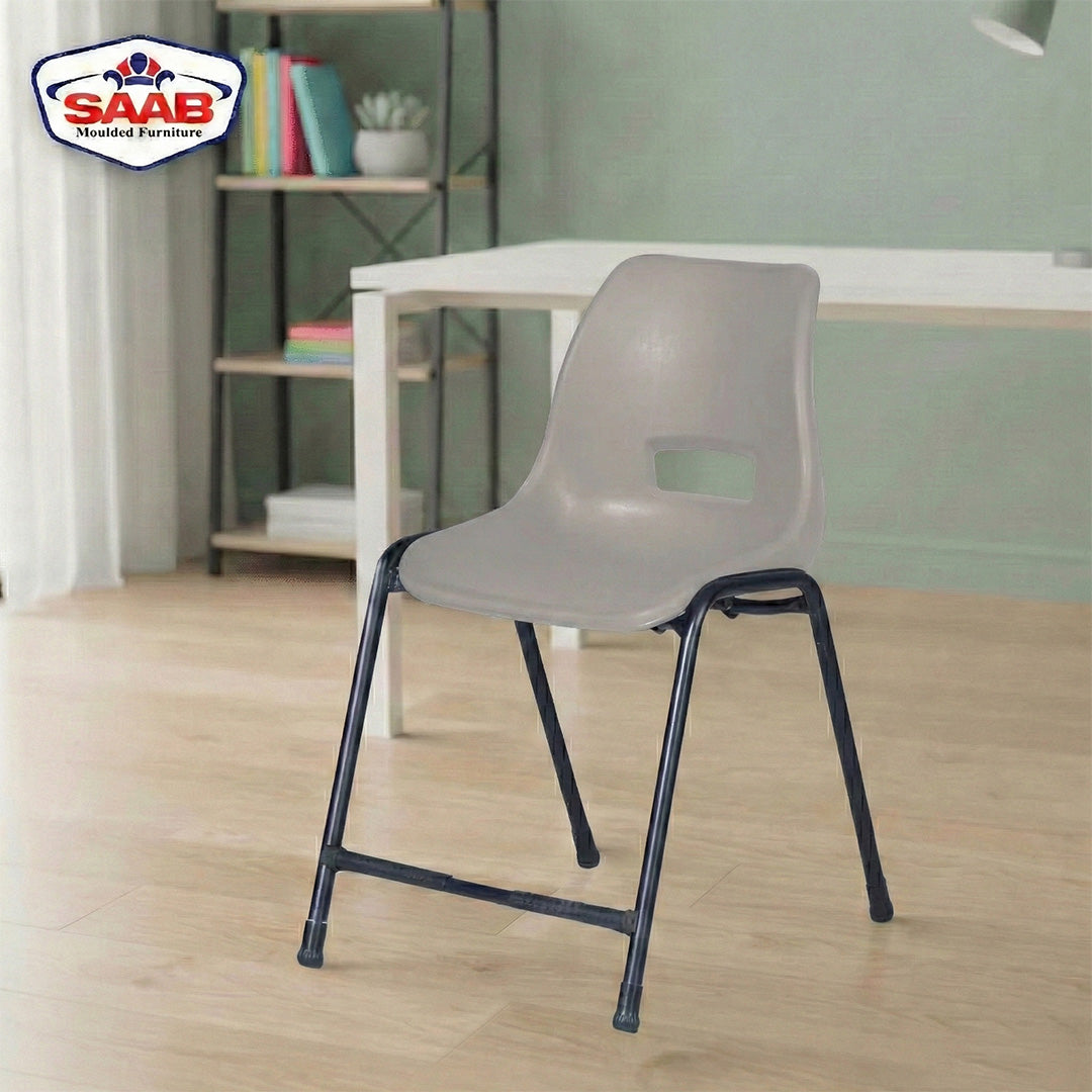 SAAB S-204 Steel Plastic Holo Study Big Shell Chair