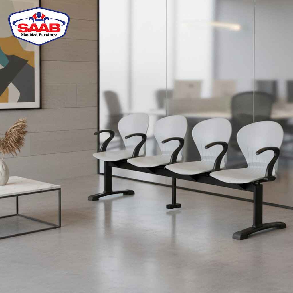 SAAB S-257-HA Peacock Visitor Sofa 4-Seater Double Channel