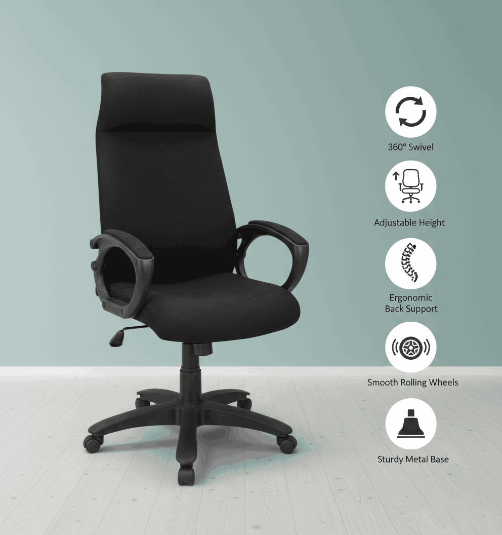 New High Back Revolving Office Chair Model SAAB S-537 From SAAB Pakistan