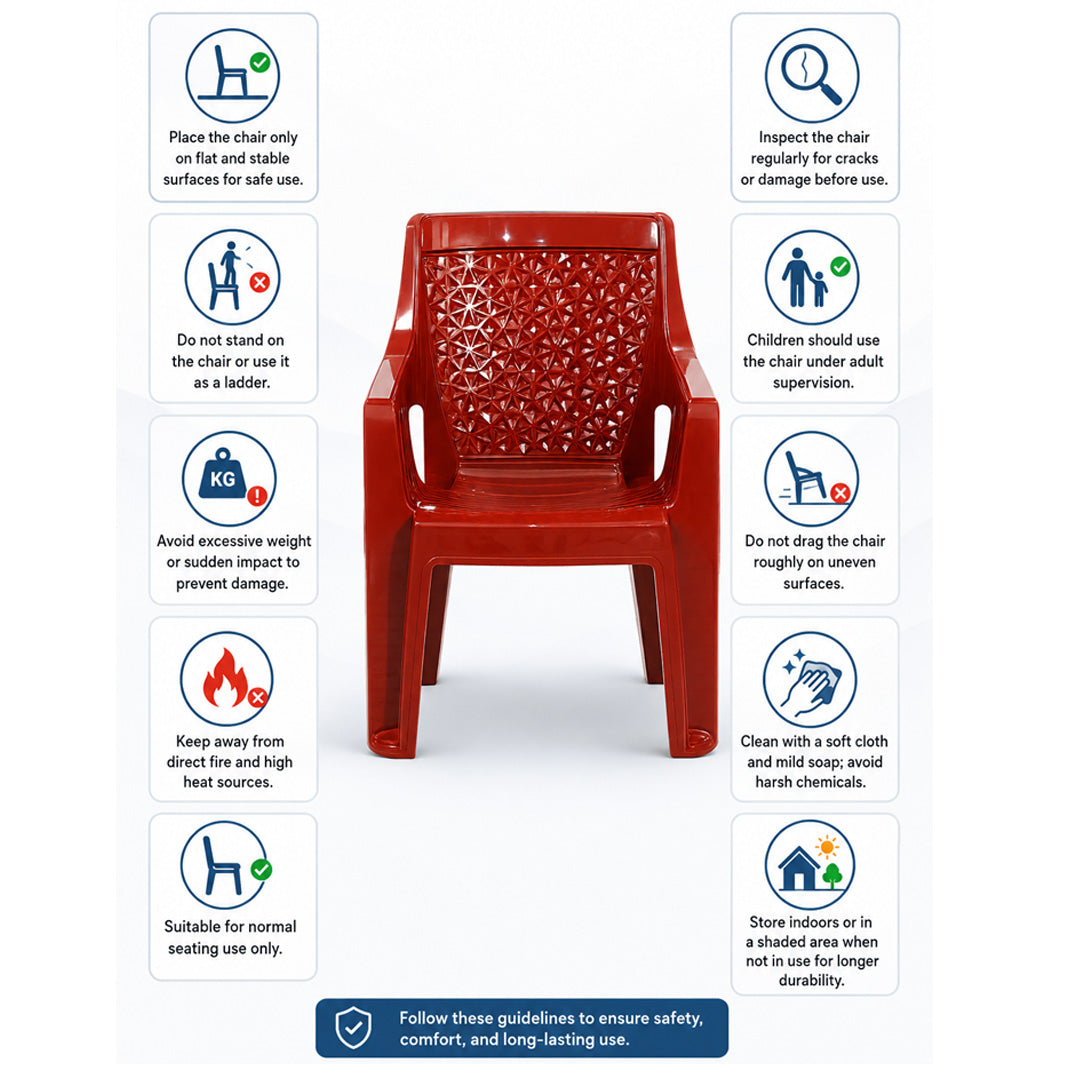 Cozy Full Plastic Chair SAAB SP-840