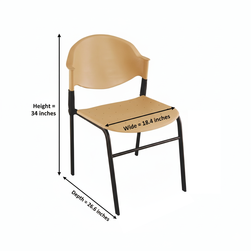 SAAB S-02 Comforto Chair Vertical Pipe