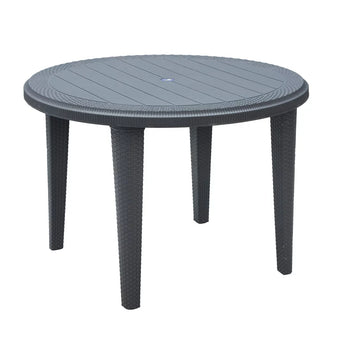 SAAB (SP-215-RTL) Pure Plastic Rattan Legs Table