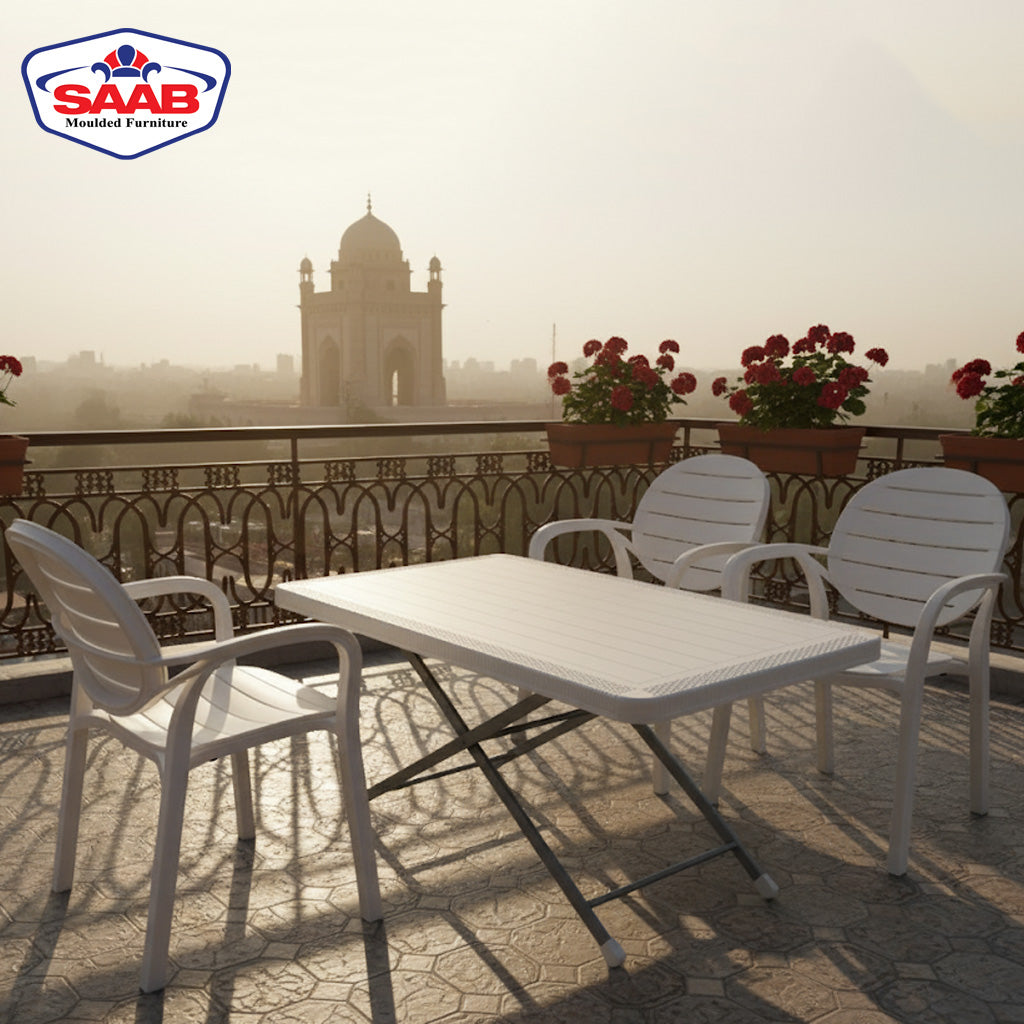 SPECTRUM PATTI CHAIRS SET MODEL SP-675 CHAIRS AND TABLE