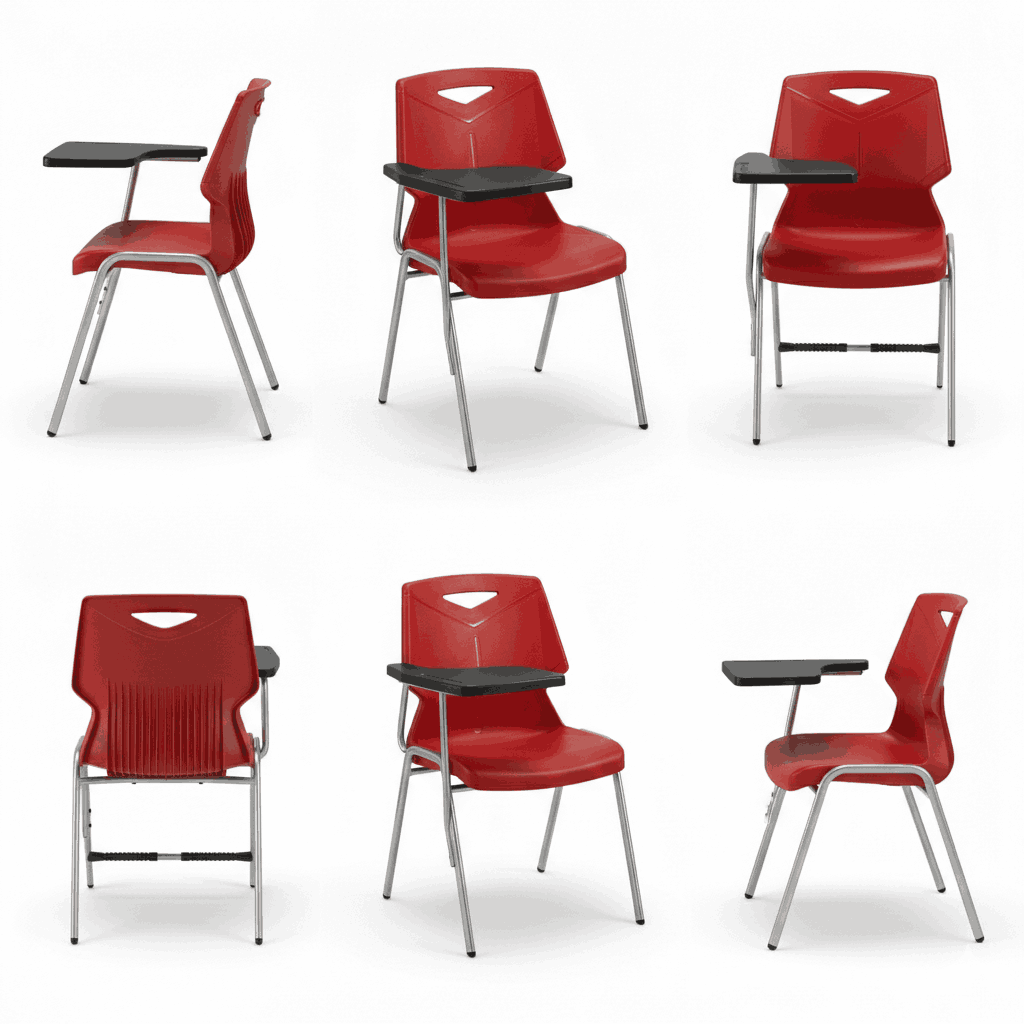 Green Shell Study Chair S-195-S