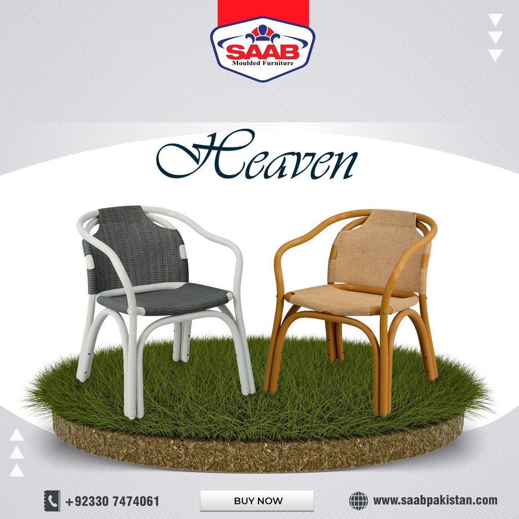 Heaven Chairs Set (4 Chairs + 1 Table) – Saab Pakistan