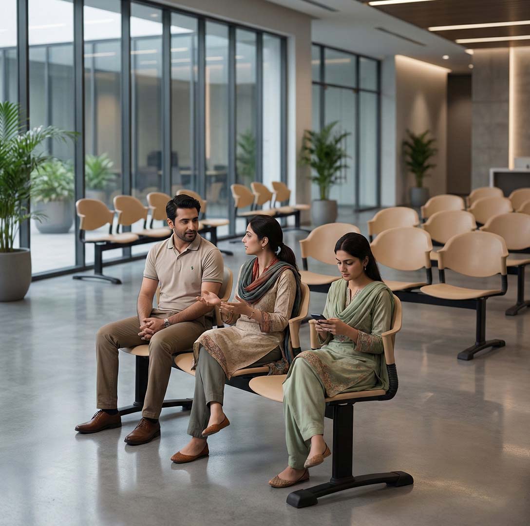 SAAB S-09-H Comforto Visitor Sofa 3-Seater