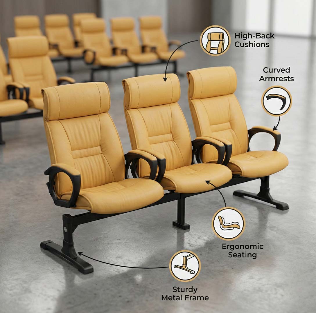SAAB S-343-H High Back Visitor Sofa