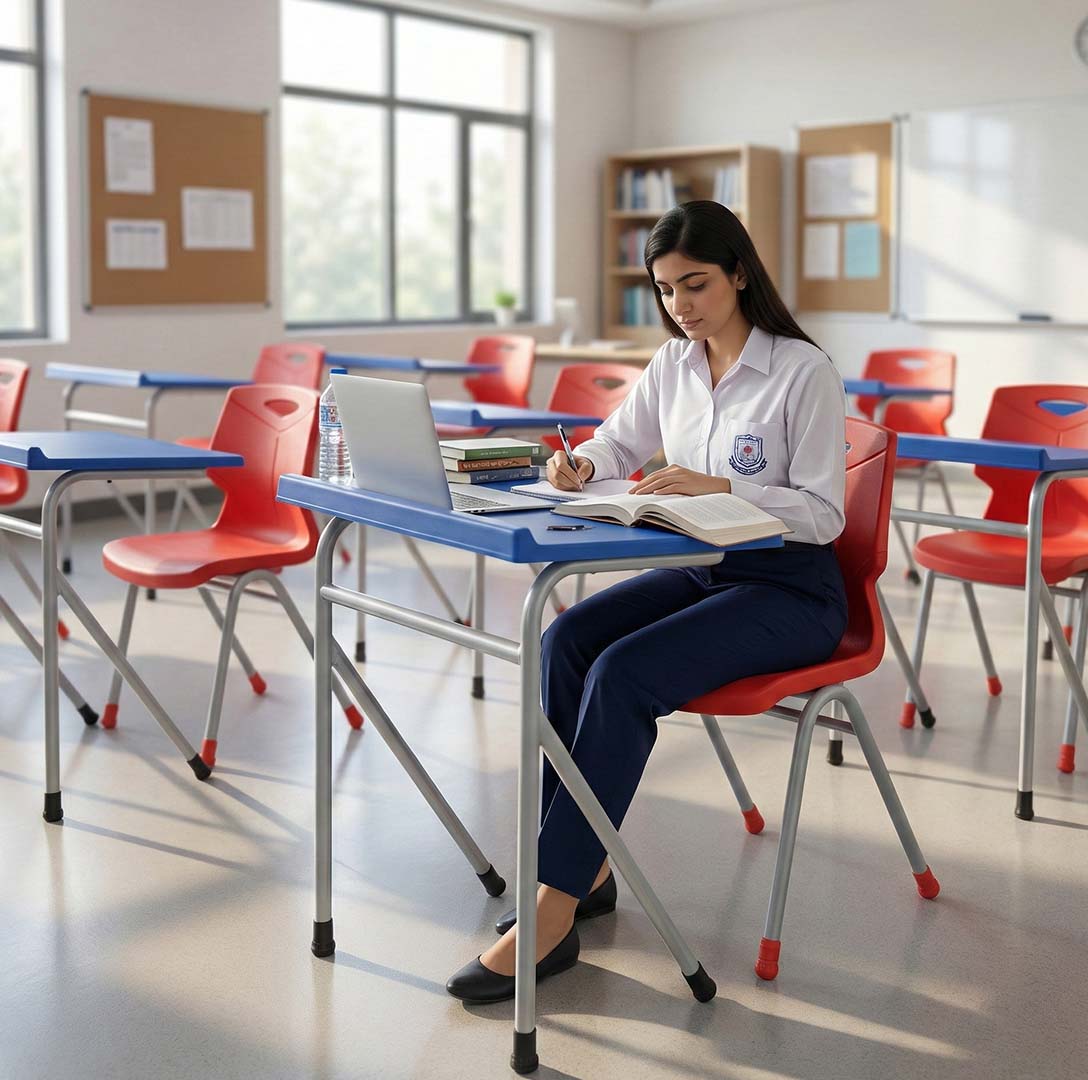 SAAB S-918 Steel Frame Table With Fiber Top