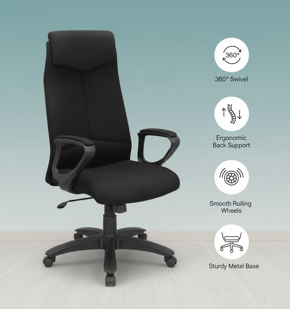SAAB S-535 High Back Revolving Chair