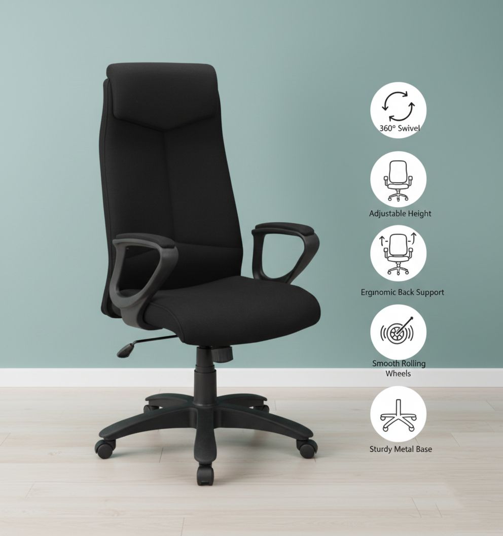 SAAB S-535 High Back Revolving Chair