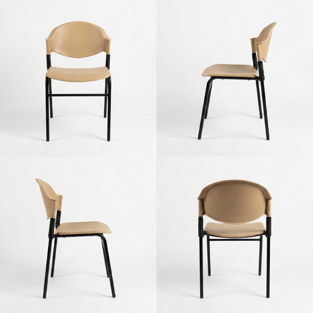 SAAB S-02 Comforto Chair Vertical Pipe