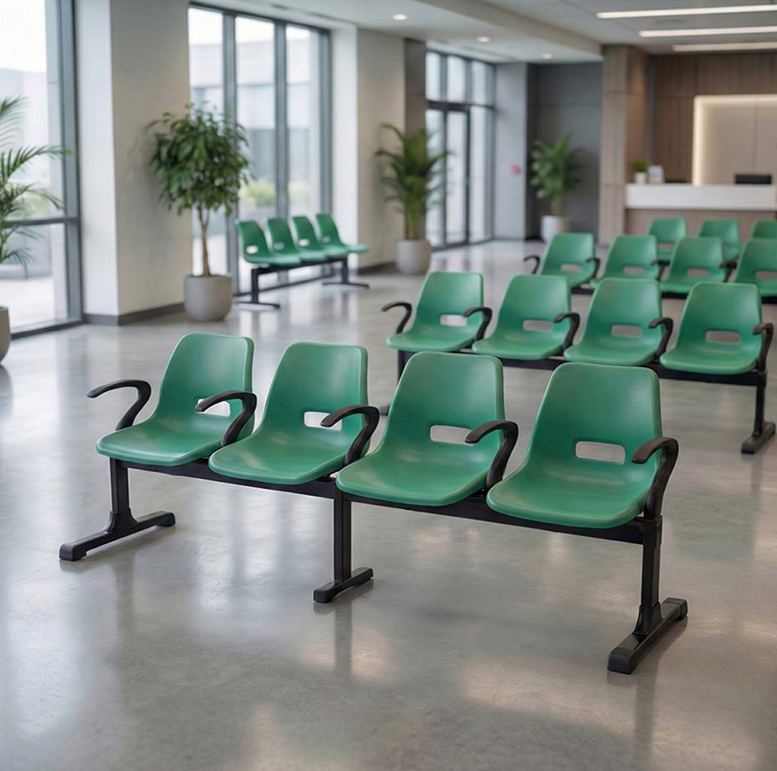 SAAB S-253-HA Holo Big Shell Sofa 4-Seater Double Channel with arms