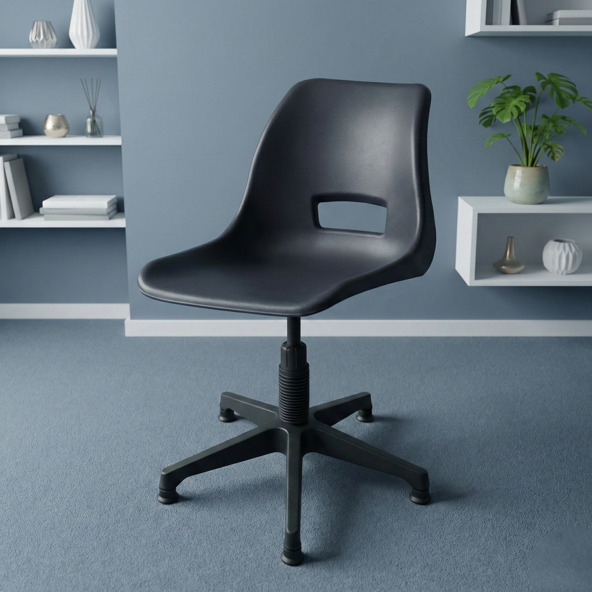SAAB S-208-M Holo Shell Revolving Chair with Mechanical Jack