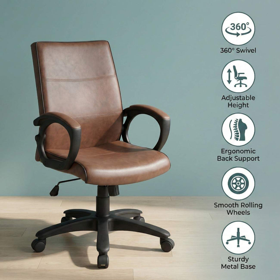 Sprinter S-529-L Low Back Revolving Chair From SAAB